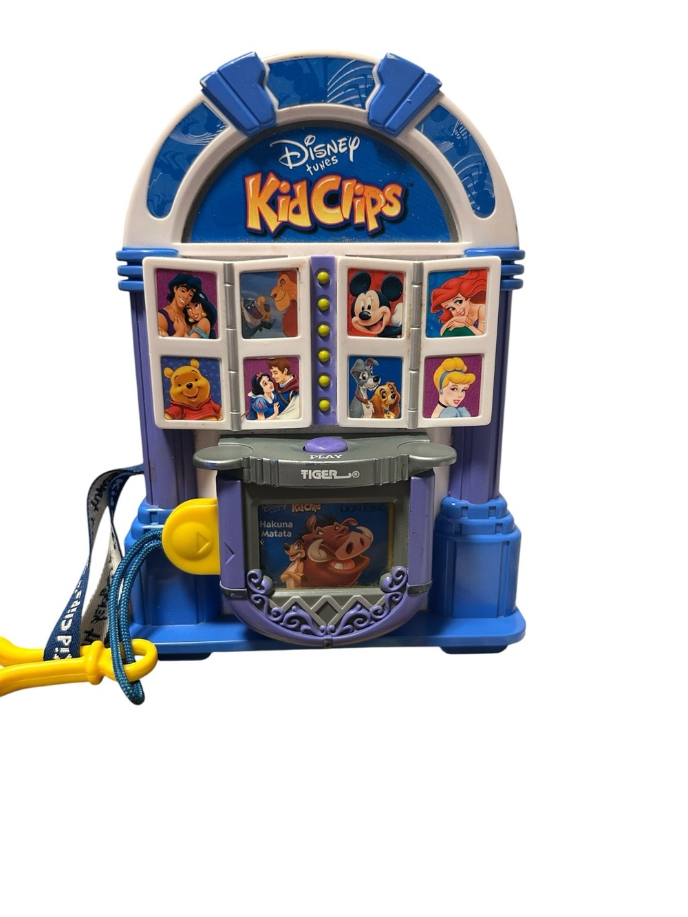 Vintage 2002 Disney Tunes Kid Clips Jukebox Toy Lion King